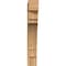 Ekena Millwork Merced Block Rough Sawn Bracket, Western Red Cedar, 6"W x 28"D x 40"H BKT06X28X40MRC05RWR - alternate 3